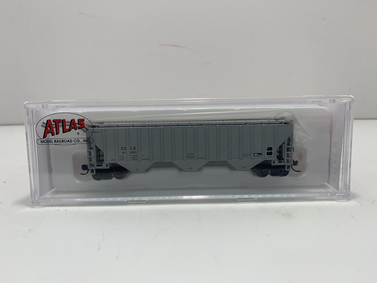 Atlas 50001789 N Crystal Car Line Thrall 4750 Covered Hopper #61001