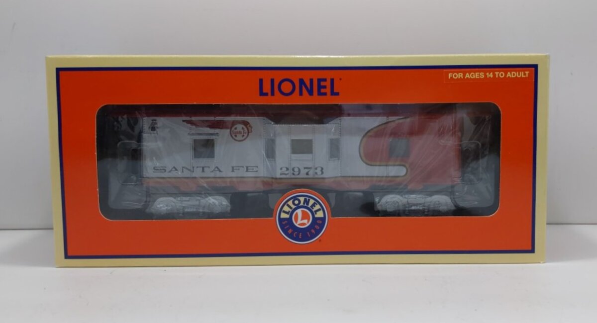 Lionel 6-29737 O Gauge Santa Fe Bay Window Caboose #2973