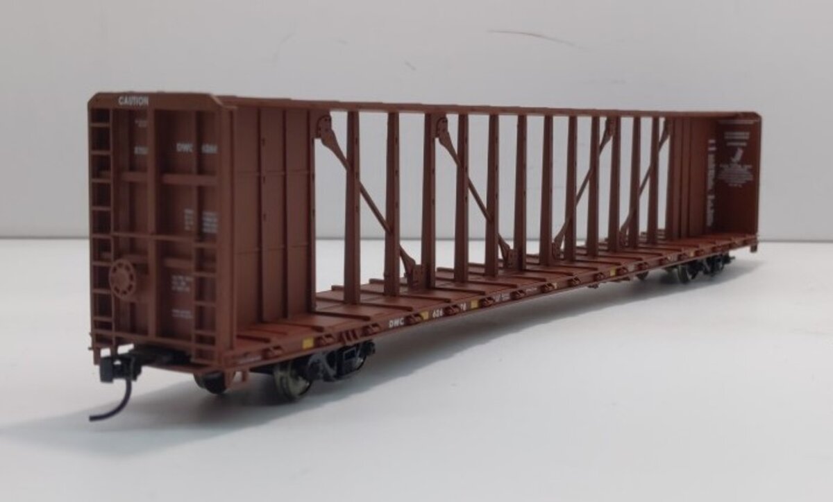 Walthers 932-41451 HO DWC 72' Centerbeam Flat Car #626678