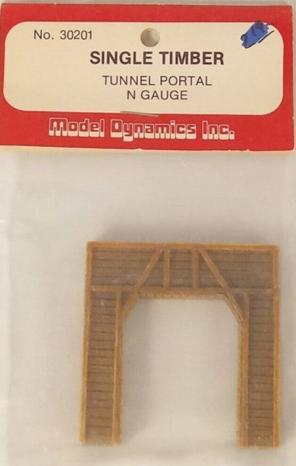 Model Dynamics 30201 N Scale Single Timber Tunnel Portal