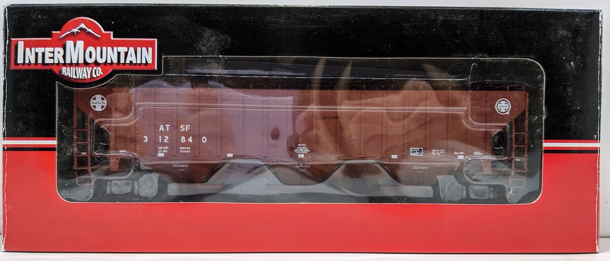 InterMountain 45361-13 HO ATSF PS 4750 Cu Ft 3-Bay Rib-Sided Hopper #312840