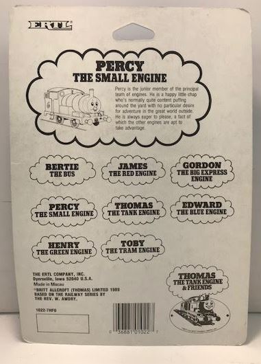 Ertl 1022 Thomas & Friends Die-Cast Percy The Small Engine