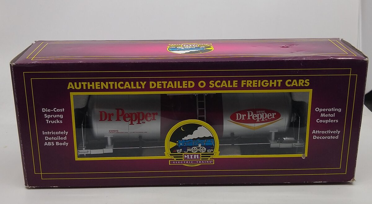 MTH 20-96206 O Dr. Pepper Funnel Flow Tank Car #2305812