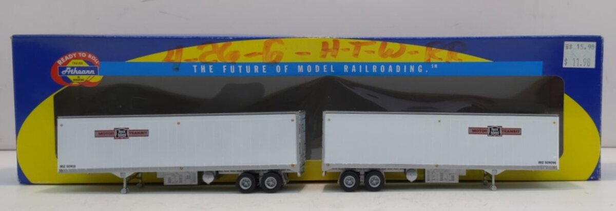 Athearn 70489 HO IRIZ Rock Island 40' Trailers #509094 & #509131