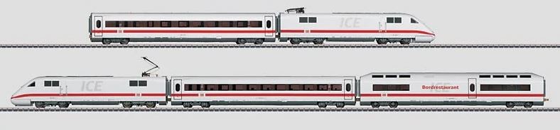 【欧州直輸入】Märklin メルクリン ICE HO 37702 Marklin 37702 German RR Class 401 ICE 1 Rail Car HO Gauge Electric