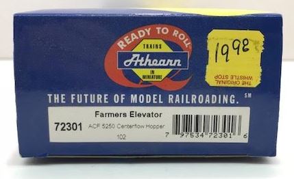 Athearn 72301 HO Farmers Elevator ACF Centerflow Hopper#102