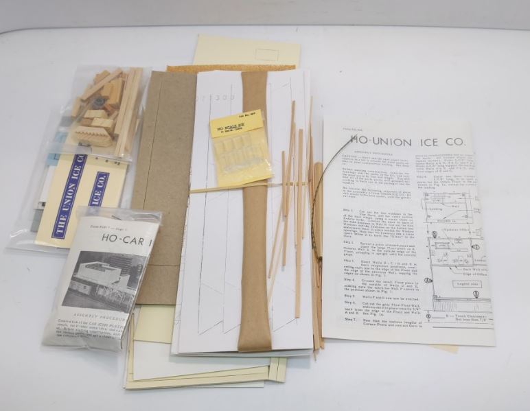 California Model Co 566 HO Scale Union Ice Company Building Kit