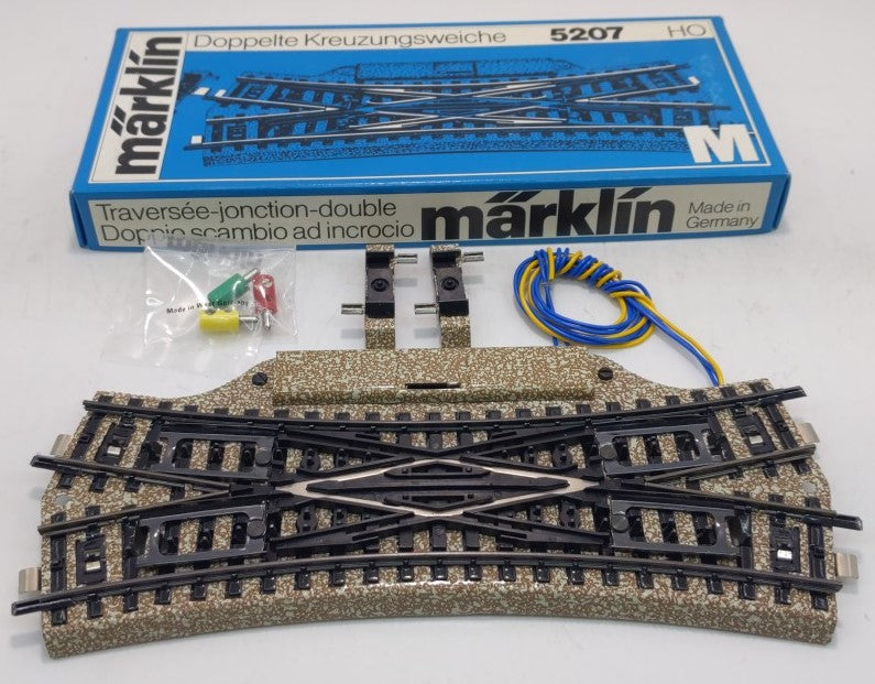 Marklin 5207 HO M Track Scale Double-Slip Switch Turnout