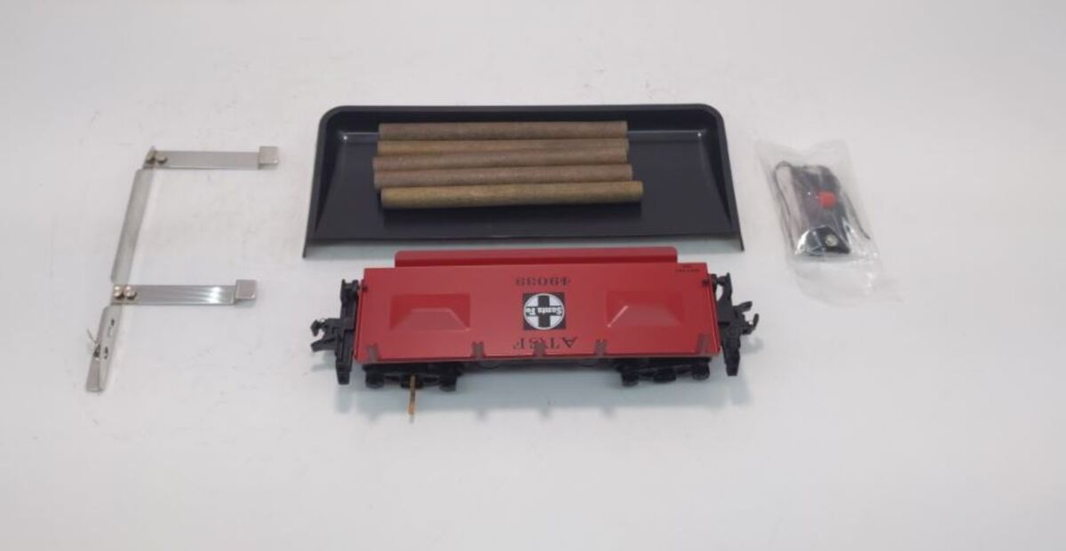 American Flyer 6-49039 S Scale Santa Fe Log Dump Car