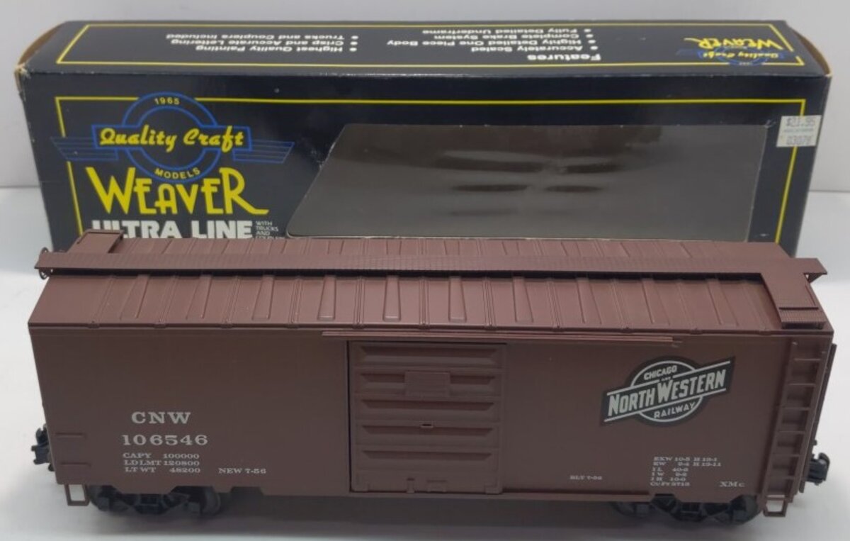 Weaver 3078 CNW PS-1 40' Boxcar #106546