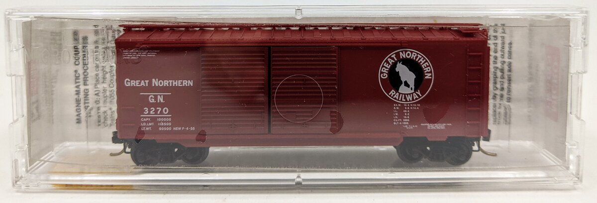 Micro-Trains 02300060 N Great Northern 40' Standard Double Door Boxcar #3270
