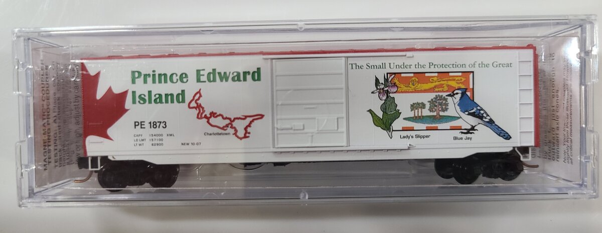 Micro-Trains 07700159 N Prince Edward Island 50' Single Door Boxcar #1873