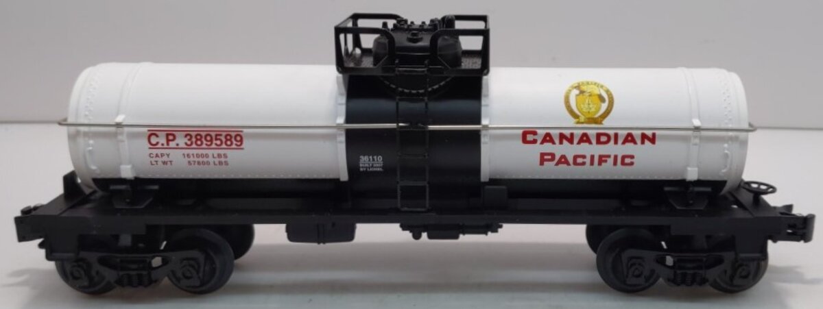 Lionel 6-36110 O Gauge Canadian Pacific Tank Car