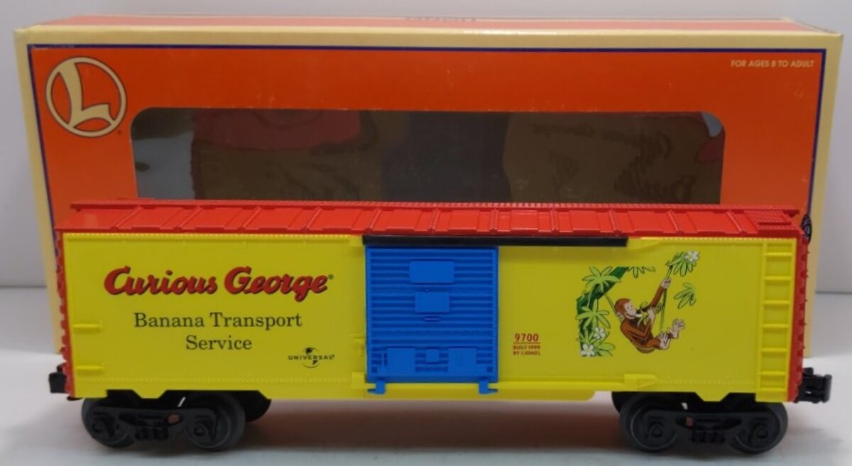 Lionel 6-26206 O Gauge Curious George Boxcar #9700 – Trainz