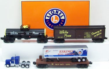 Lionel 6-31793 White Pass & Yukon Freight Car 3-Pack