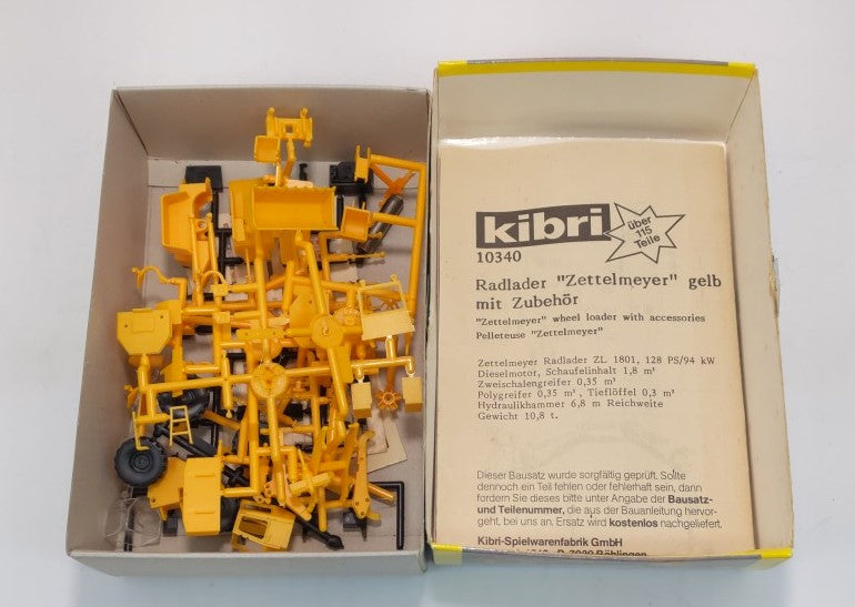Kibri 10340 HO Ft Loader Zettelmeyer&acc
