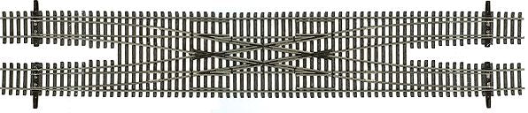 Walthers 948-812 HO Code 83 Track Double Crossover Turnout #6