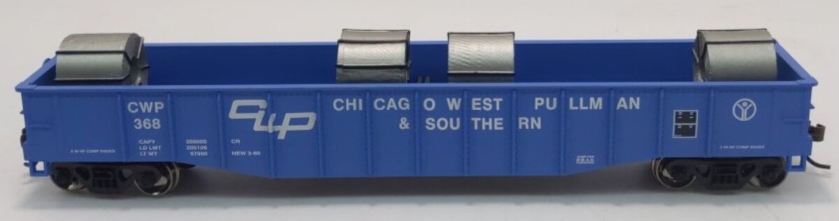 Athearn 91444 HO CWP&S 50' Gondola w/Coil Load #368