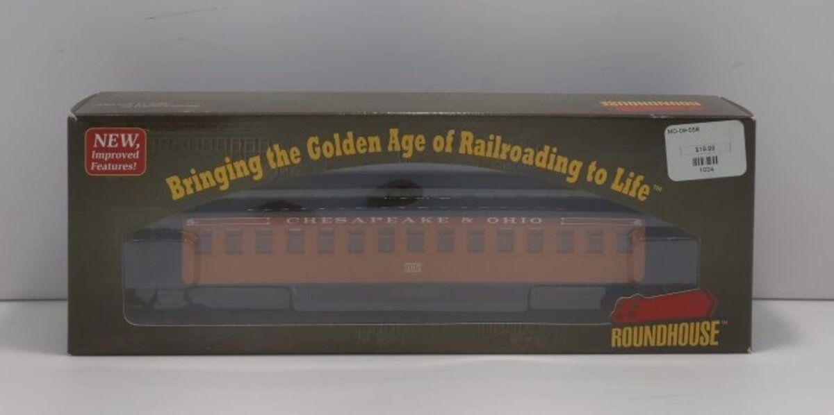 Roundhouse 84818 HO C&O 50' Overland Coach #395
