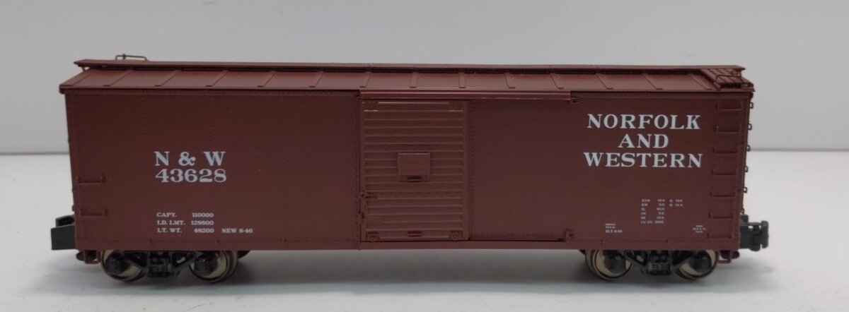 MTH 35-74008 S N&S Rebuilt Steel Box Car #43628