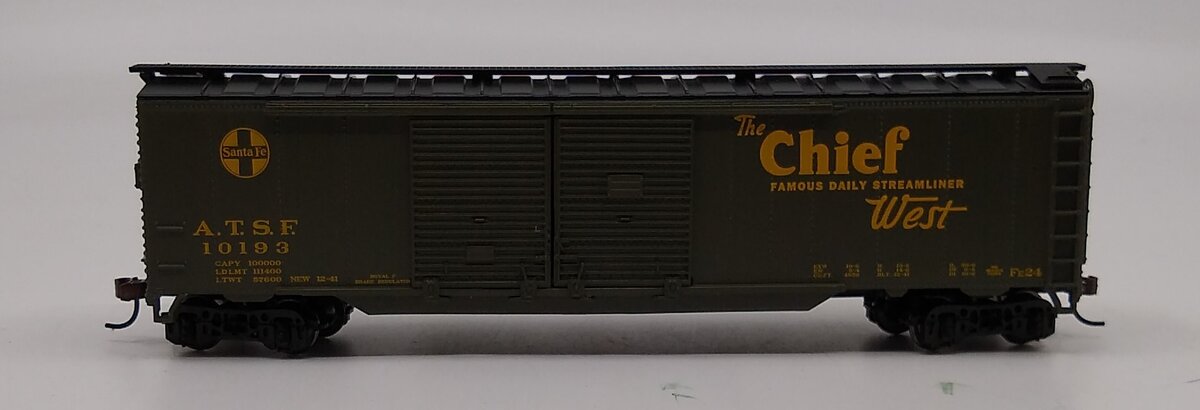 Athearn 92403 HO ATSF The Chief 50' Express Boxcar #10193