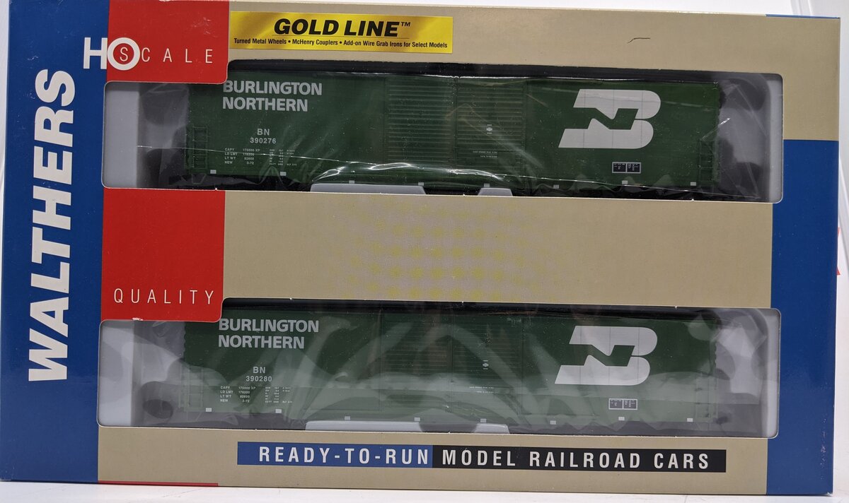 Walthers 932-235815 HO BN 60' Double Door Auto Boxcar (Pack of 2)