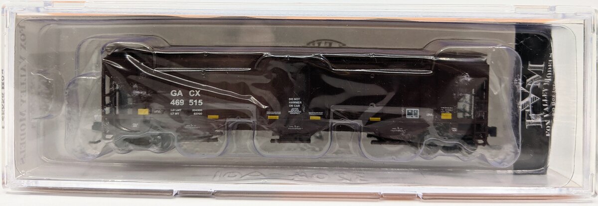 Fox Valley Models 85007-1 N Scale GACX 3-Bay Covered Hopper #469515
