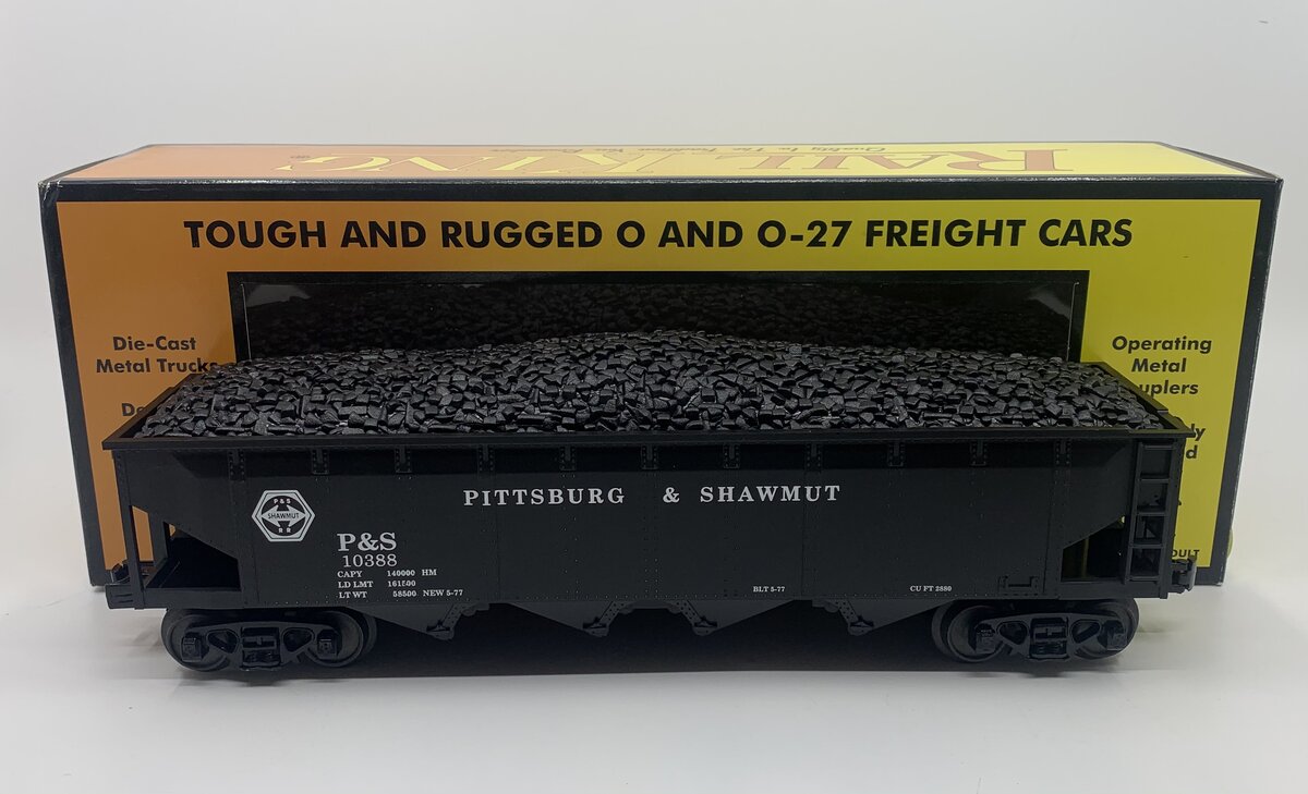 MTH 30-75285 Pittsburg & Shawmut 4-Bay Hopper Car