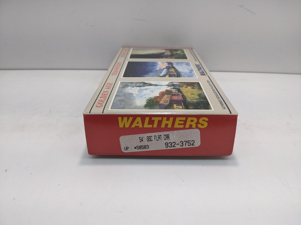 Walthers 932-3752 HO Union Pacific UP 54'' GSC Flat Car Kit #58540