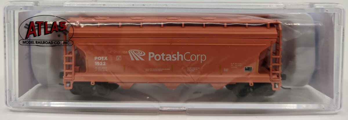 Atlas 50004014 N Potash Corp Trainman® ACF® 3560 Covered Hopper #1522