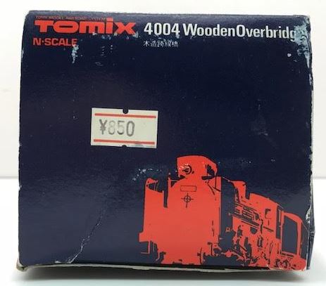 Tomix 4004 N Scale Wooden Overbridge Assembled