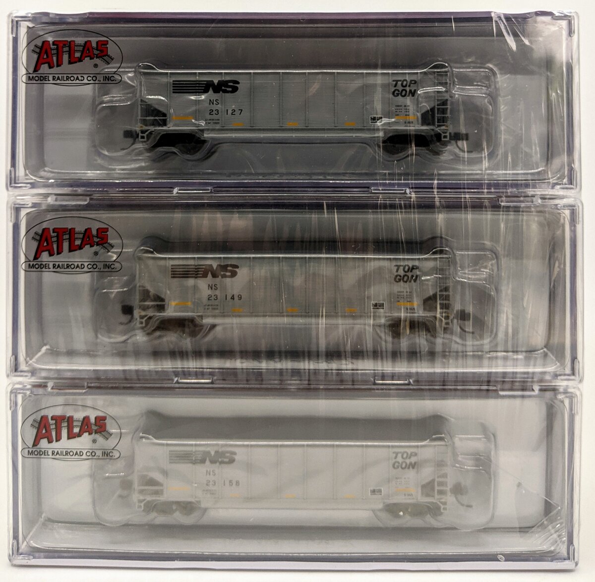 Atlas 50002929 N Norfolk Southern G-86R TopGon Freight Car (Pack of 6)