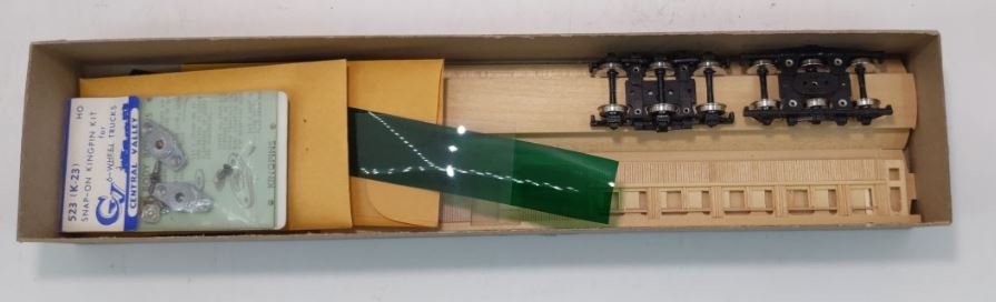 LaBelle Woodworking Co. HO-2 HO1905 Closed Vestibule Combine Car Wood Kit