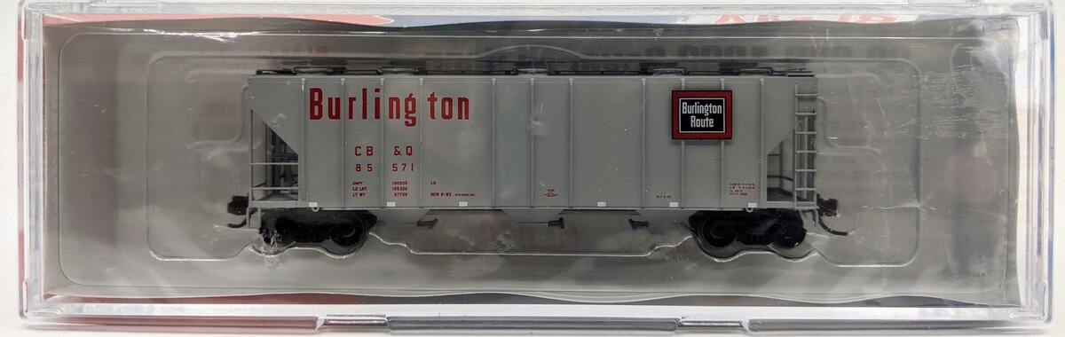 BLMA Models 11008 N Scale CB&Q PS-4000 Covered Hopper #85571