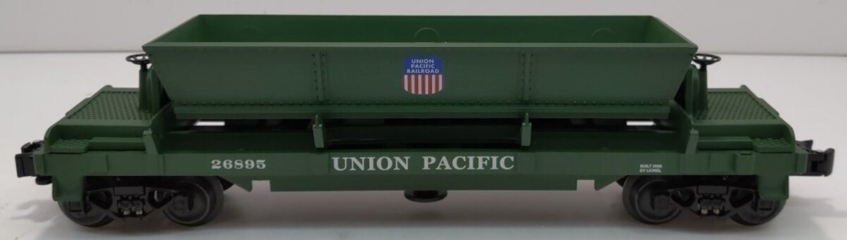 Lionel 6-26895 O Union Pacific Coal Dump Car w/Coal Load