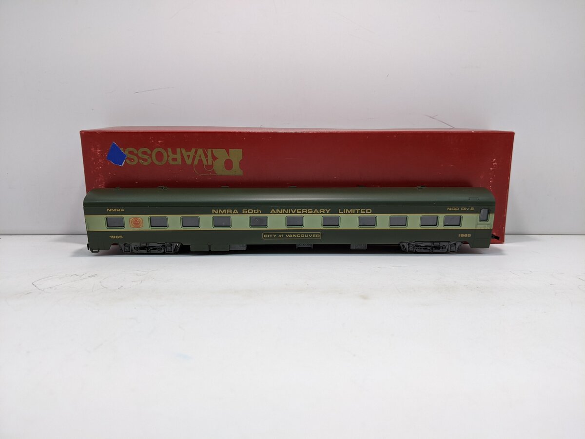 Rivarossi 2336/9 HO NMRA 50th Anniversary City of Vancouver Coach Car 1945