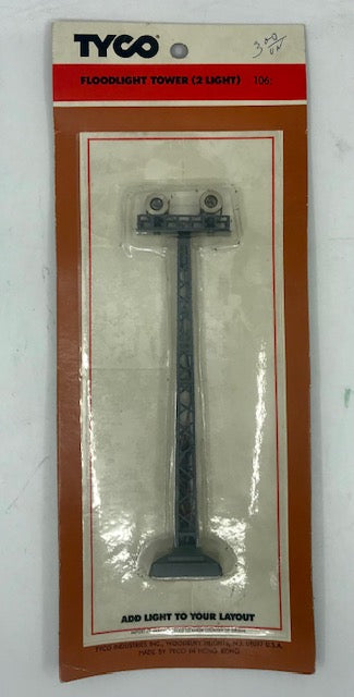 Tyco 106 HO Scale Floodlight Tower