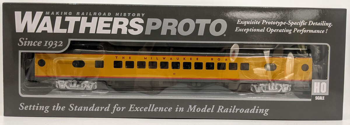 Walthers 920-9150 HO Scale The Milwaukee Road 85' 52 Seat Coach Passenger Car