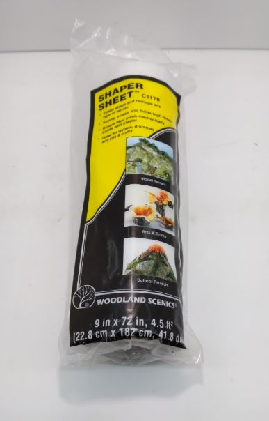 Woodland Scenics C1178 9" x 72" Shaper Sheet