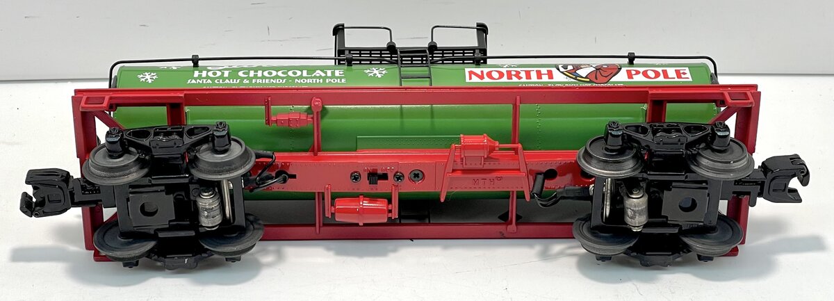 MTH 30-73321 O Gauge Santa's Hot Chocolate Smoking Tank Car