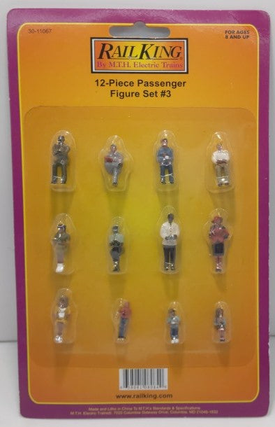 MTH 30-11067 O Standing & Sitting Figures Set #3 (Set of 12)