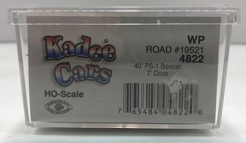Kadee 4822 HO Western Pacific PS-1 40' Boxcar with 7' Youngstown Door #19521