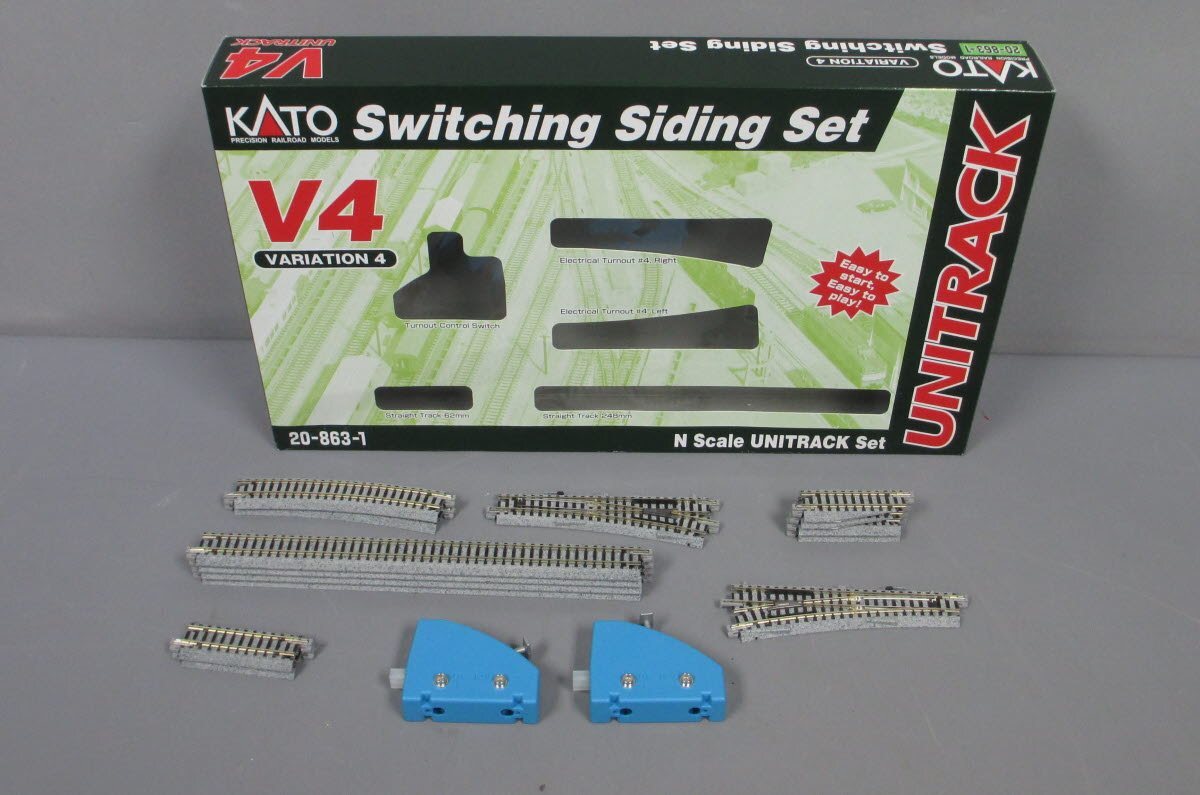 Kato 20-863-1 N V4 Switching Siding Set – Trainz