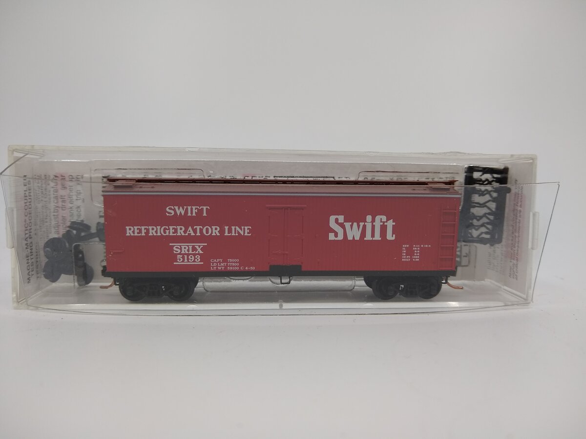 Micro-Trains 04900400 N Swift Refrigerator Line 40' Double Sheathed Reefer #5193