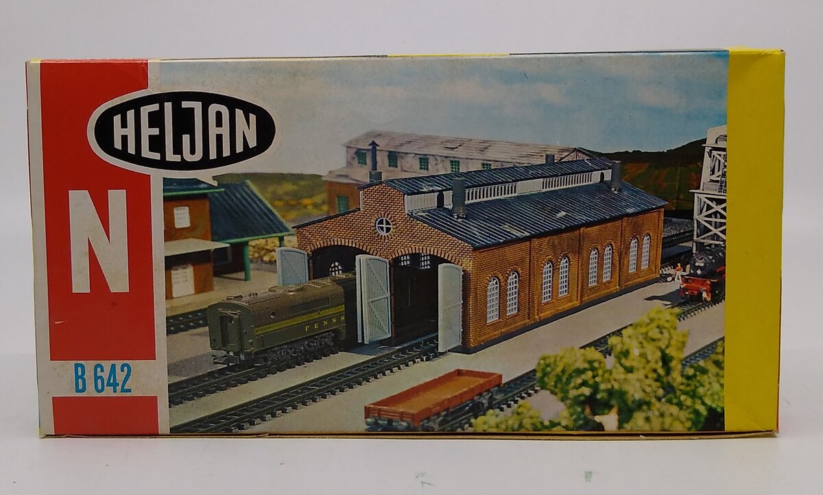 Heljan B642 N Scale Operating Engine House Kit