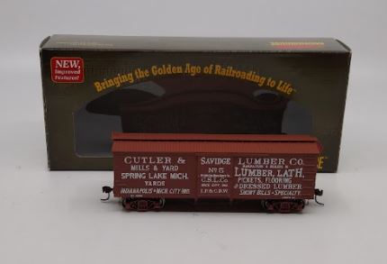 Roundhouse 84259 HO RTR 36' Old Time Wood Box, IP&C #5