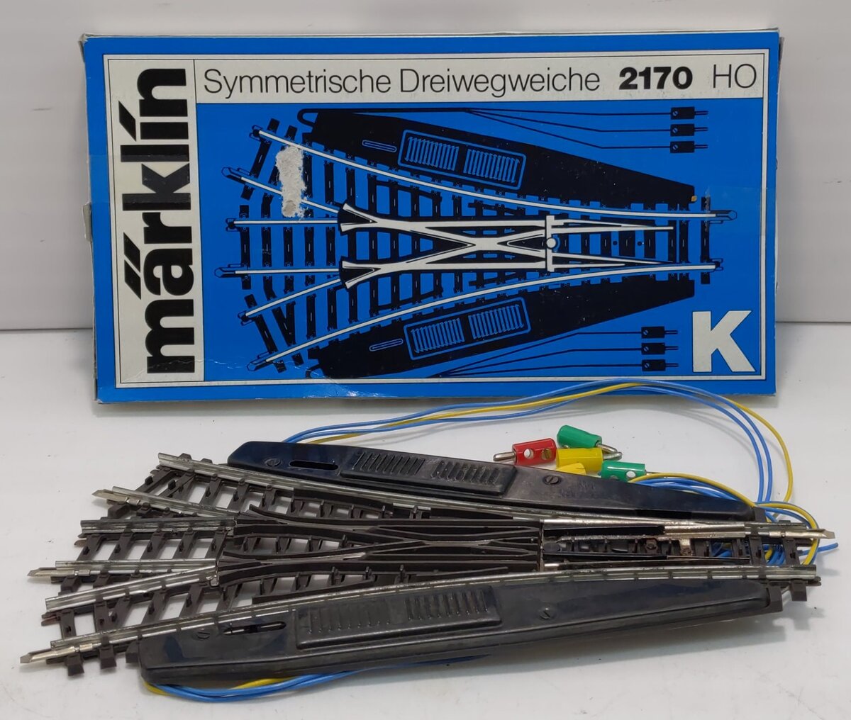 Marklin 2170 HO K Track 3-Way Switch Turnout