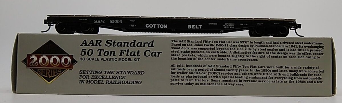 Proto 2000 21942 HO Scale SLSW AAR Standard 50 Ton Flat Car # 85006 Kit