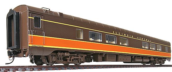 Walthers 932-6775 HO Scale Illinois Central Pullman-Standard 52-Seat Coach