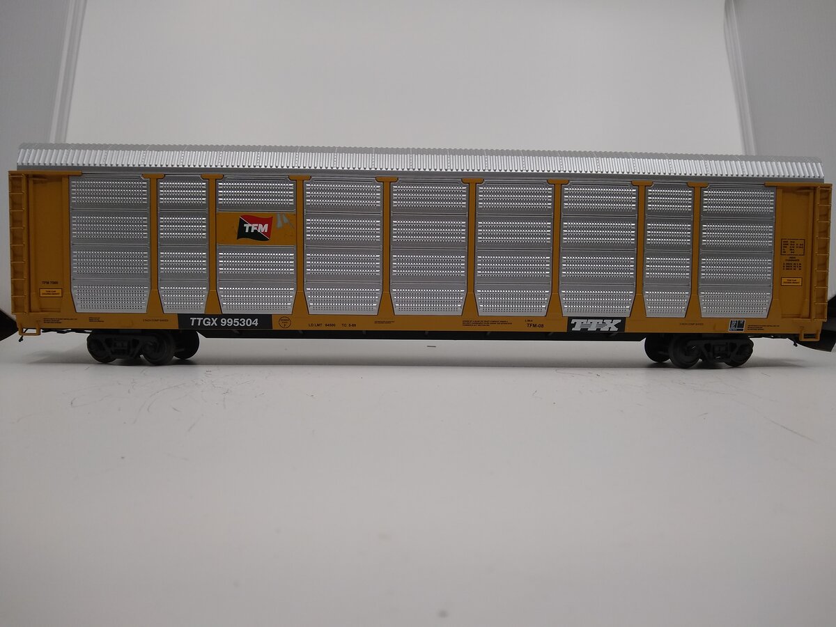 MTH 20-98628 O Scale KCS de Mexico Corrugated Auto Carrier